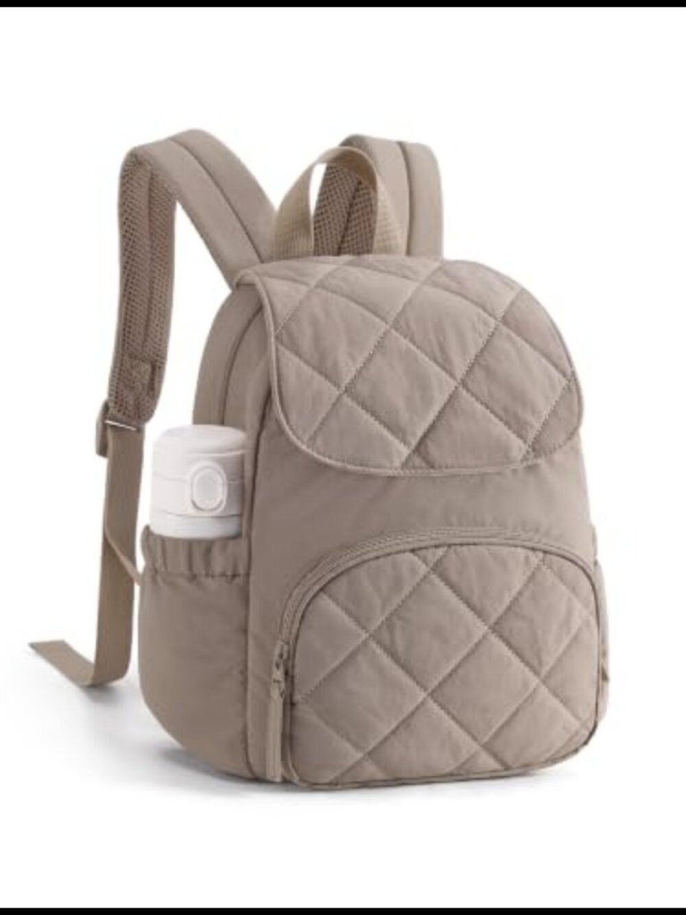 Mini Puffer Backpack Purse Diamond Quilted Flap Lightweight Tablet Commute